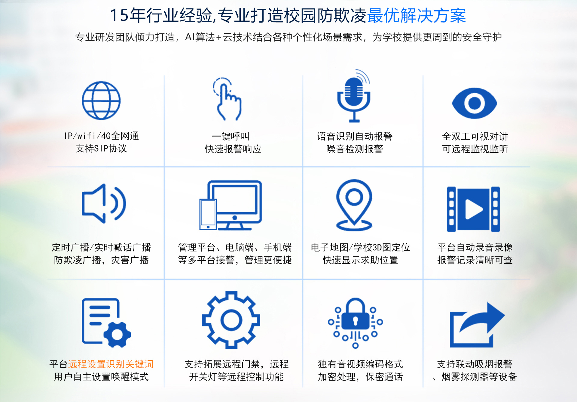 校园防欺凌AI语音识别防欺凌系统